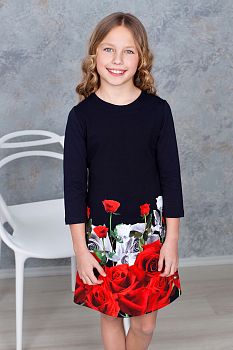 Платье "Элина", цветной