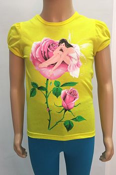 Футболка "Ангел", лимонный