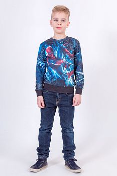 Свитшот "Spiderman ",темно-синий