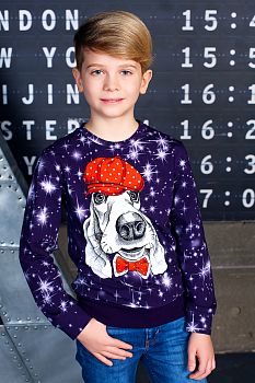 Свитшот "Бард", синий