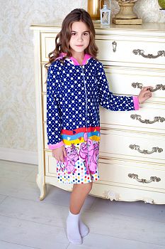 Халат "Розовый слон", цветной