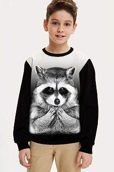 Свитшот "Рокки",чёрный