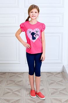 Летний костюм "Аська",розовый