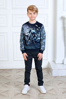 Свитшот "Harley Davidson",графитовый