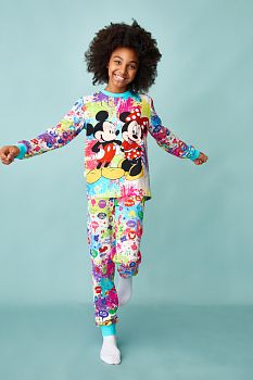 Пижама "Микки",розовый