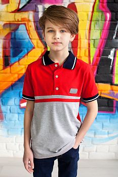 Рубашка "Бейсбол", красный