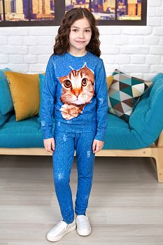 Брюки " Деним",индиго