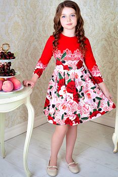 Платье "Лючия",бордово-розовый