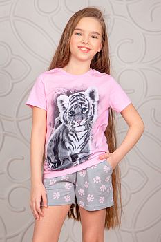 Пижама "Тигренок",розовый
