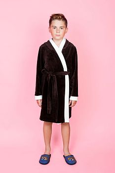 Халат "Вито", шоколадный