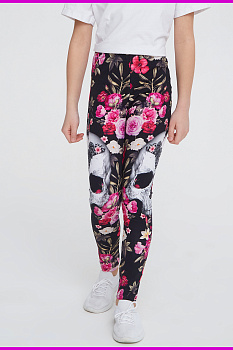 Леггинсы "Ассорти",beauty-розовый