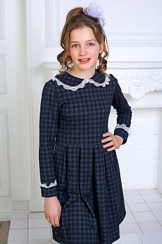 Школьное платье "Ирина",серый