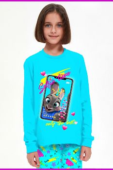 Пижама "Время Селфи",бирюзовый