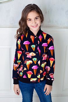 Бомбер "Фантазия",цветной