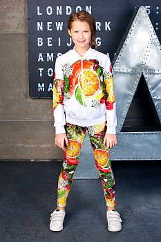 Толстовка на молнии "Жюли",лимонный