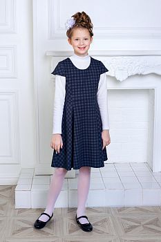 Школьный сарафан "Марина",серый