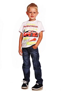 Футболка "Ламборджини", белый