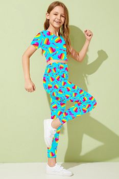 Костюм "Лайк",бирюзовый
