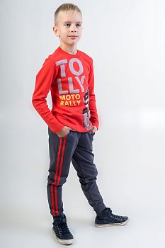 Джемпер "Супербайк", красный