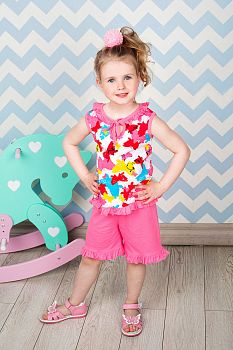 Костюм "Лето", розовый