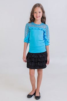 Блузка "Верона"бирюза