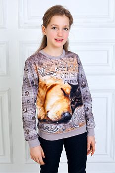 Свитшот "Грейс и Габи",бежевый