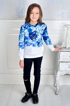 Свитшот " Глория ",синий