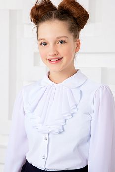 Блузка "Ярослава",белый