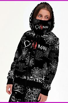 Спортивный костюм "Селина Кайл",чёрный