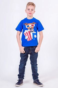 Футболка "Арчи",синий