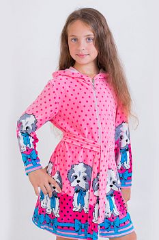 Халат "Дракоша ", розовый