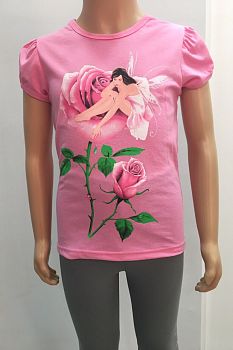 Футболка "Ангел", розовый