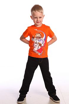 Футболка "Я первый", оранжевый