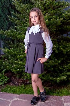 Сарафан "Жаклин", темно-серый