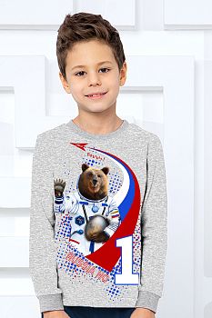 Пижама "Потапыч",серый меланж