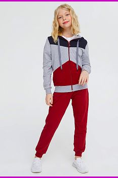 Спортивный костюм "Фристайл ",бордовый
