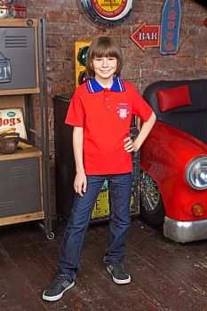 Поло "Кристоф", красный