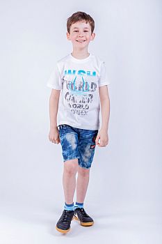 Футболка "Как у папы",белый