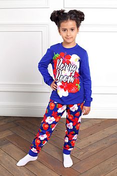 Пижама " Ягодный Бум ", фиолетовый