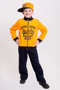 Толстовка "Гордон", оранжевый неон