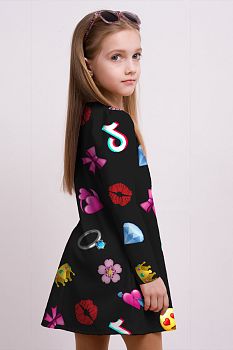 Платье "Тик-Ток",чёрный