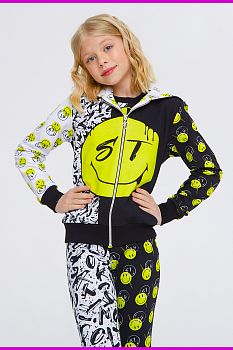 Толстовка "Smile",лимонный