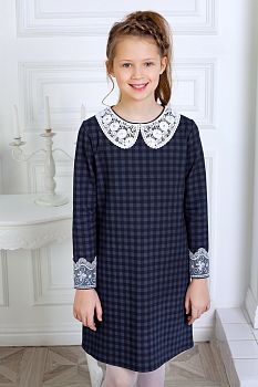 Школьное платье "Анастасия",серый