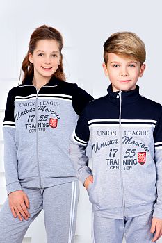 Спортивный Костюм "Универ", серый 