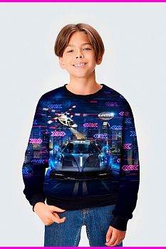 Свитшот "Pagani",темно-синий