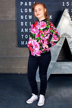 Бомбер "Пионы", розовый