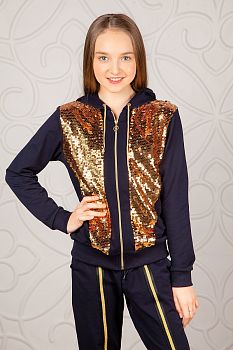 Спортивный костюм "Си Джей",темно-синий