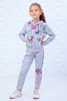 Толстовка на молнии "Валери",серый