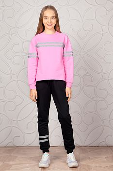 Спортивный комтюм "Люцин",розово-чёрный