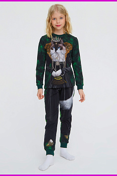 Пижама "Рэгдолл-Императрица",изумрудный